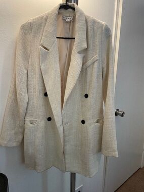 Linen Cream Blazer